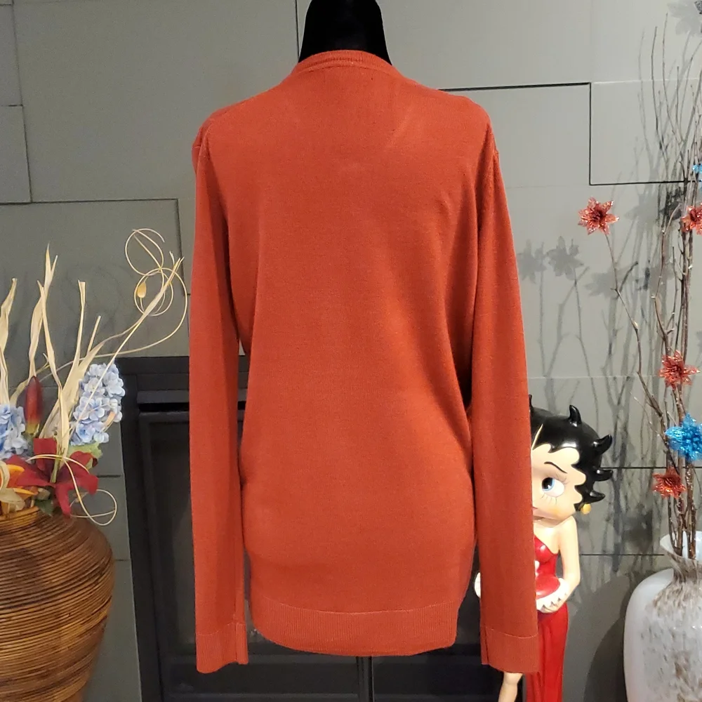 COPY - NWOT Checked Ridges Sweater Red Color - Picture 4 of 8